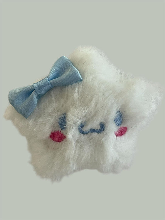 PELUCHE ESTRELLA FLUFFY BLANCA