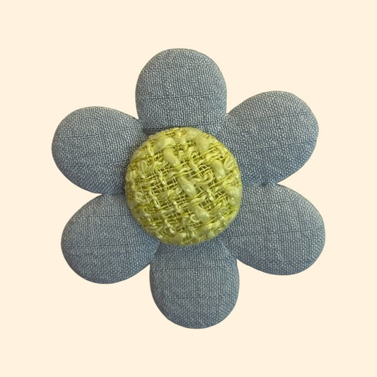 PELUCHE FLOR BOTON AZUL