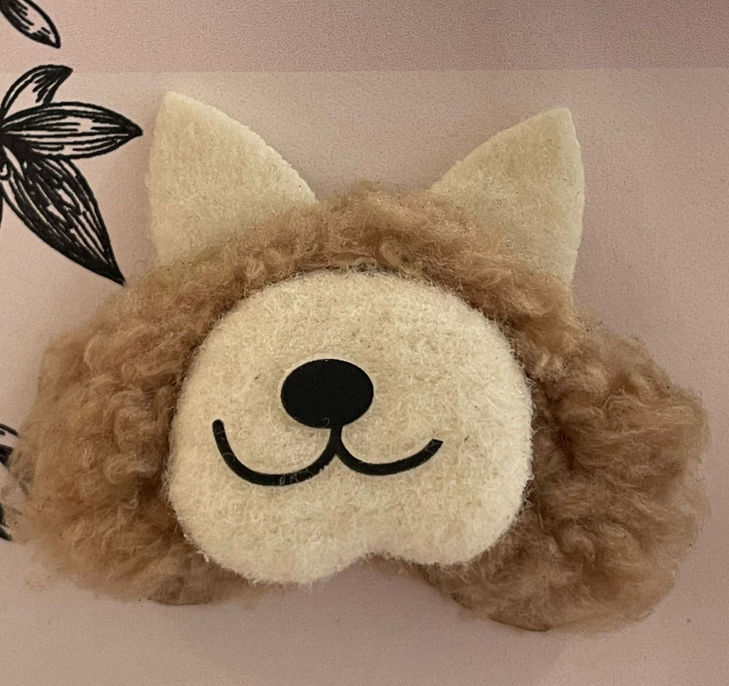 PELUCHE LOBO MELENA BEIGE