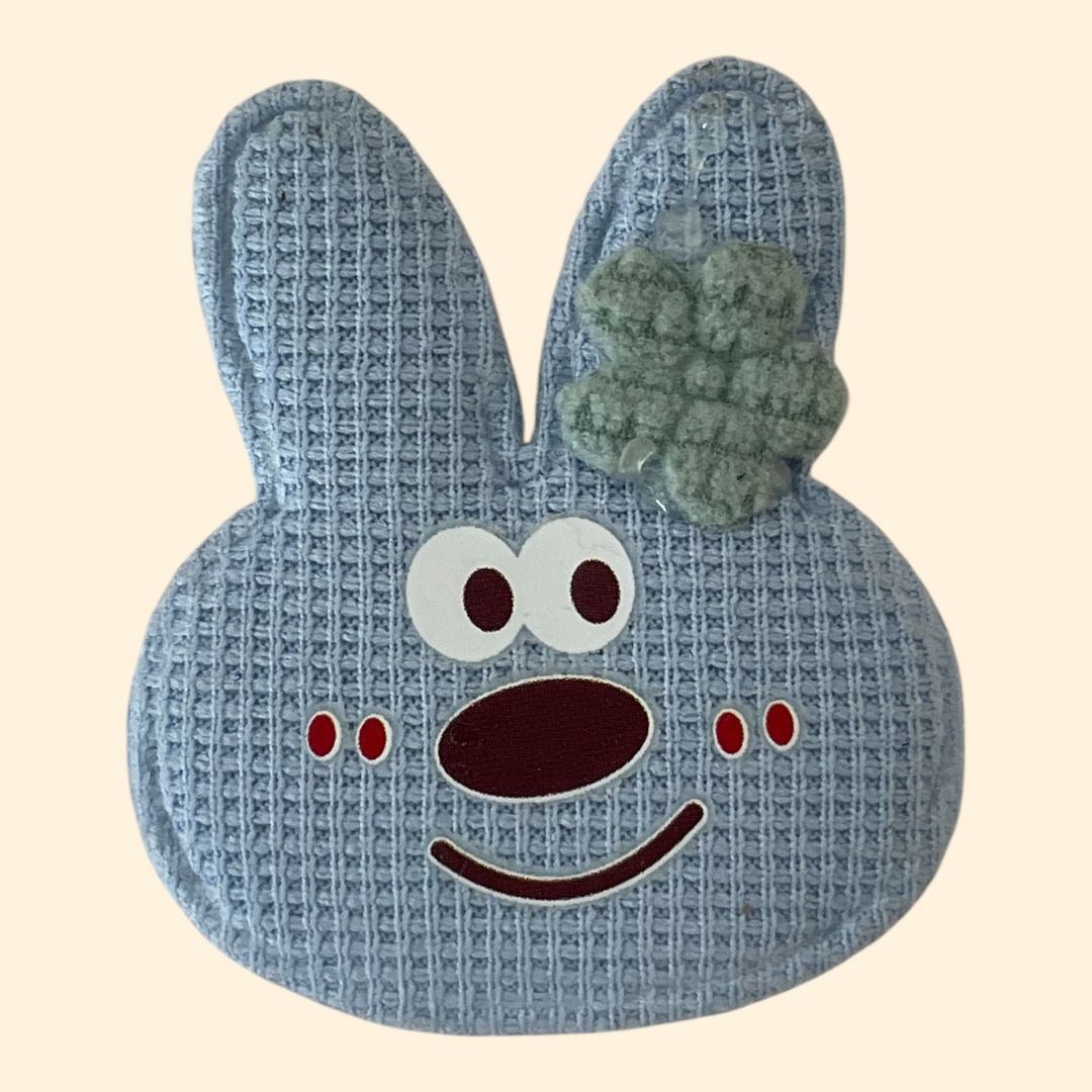 PELUCHE CONEJO FELIZ AZUL