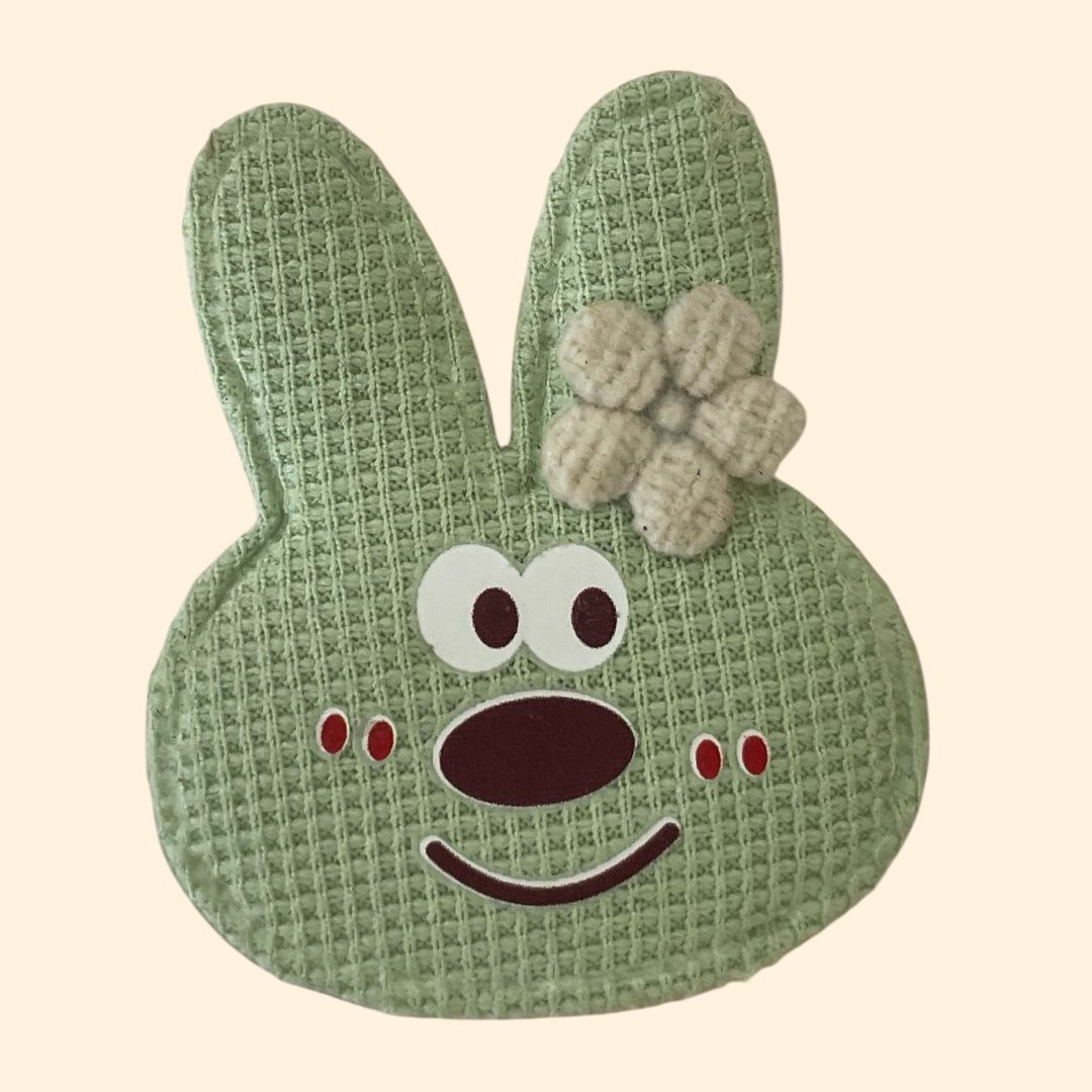 PELUCHE CONEJO FELIZ VERDE