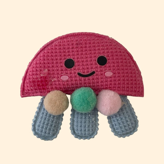 PELUCHE PULPO CABEZA ROJO