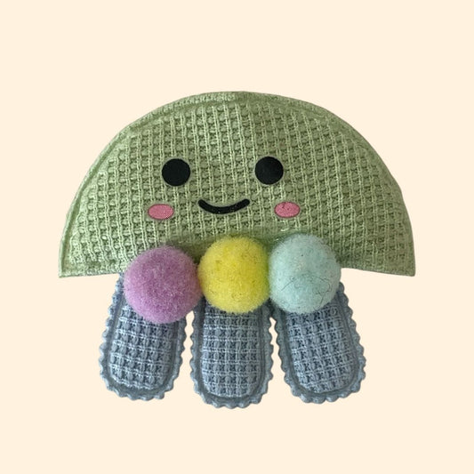 PELUCHE PULPO CABEZA VERDE