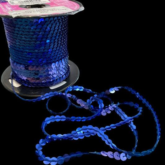 LENTEJUELA ROLLO AZUL REY
