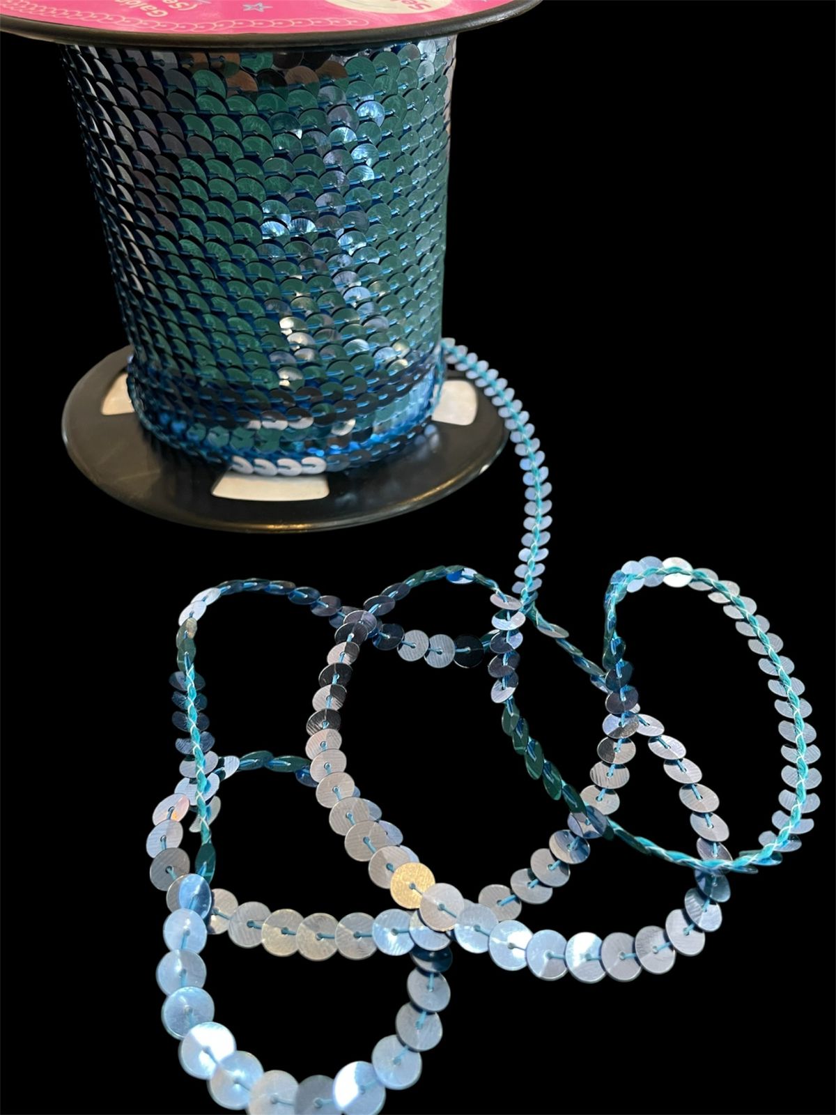 LENTEJUELA ROLLO AZUL CIELO