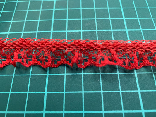 ENCAJE 3CM ROJO