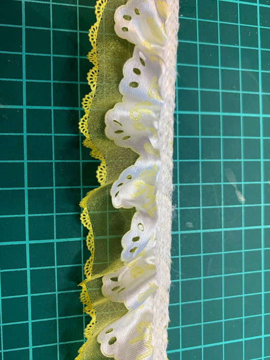ENCAJE 3CM "BEBE" AMARILLO
