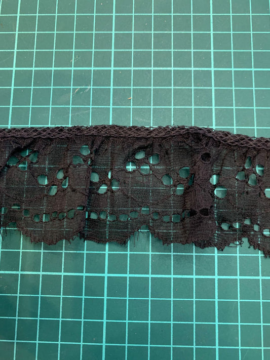 ENCAJE 6CM NEGRO