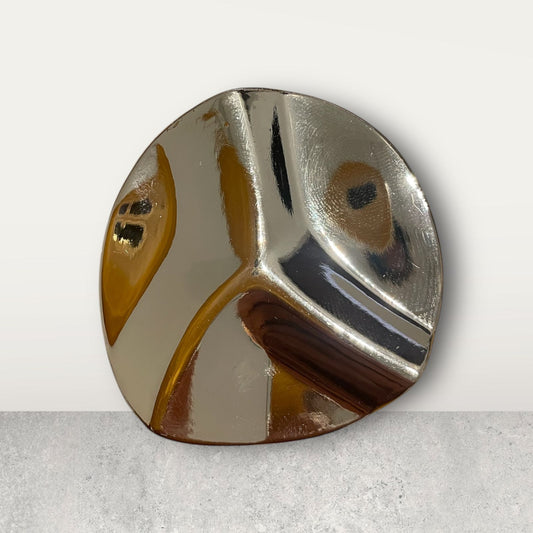 HEBILA CIRCULAR IRREGULAR ORO-ROSA