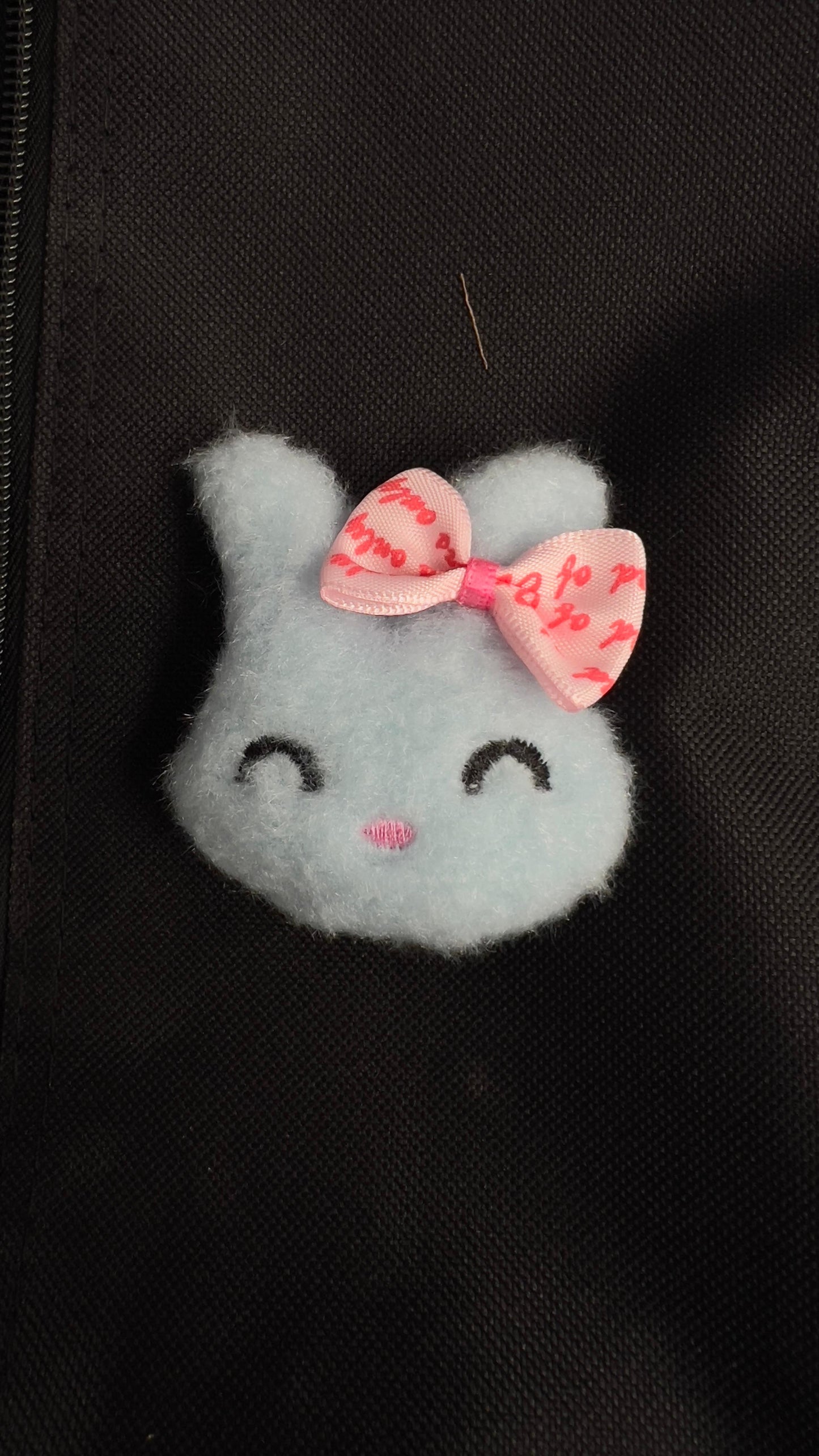 PELUCHE CONEJO AZUL MOÑO