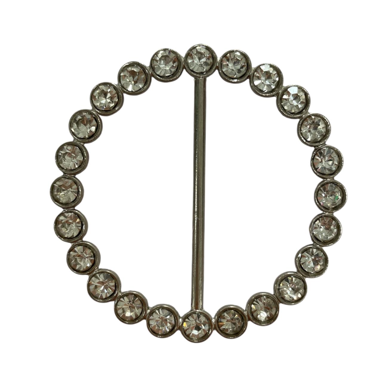 HEBILLA CIRCULAR/PIEDRA