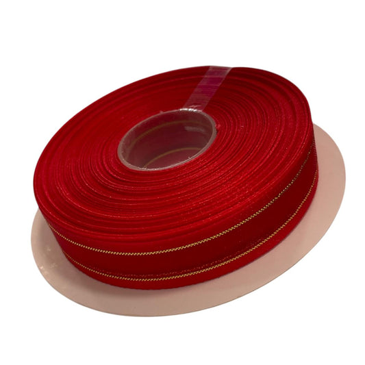 LISTON DE ORGANZA 5/8 ROJO