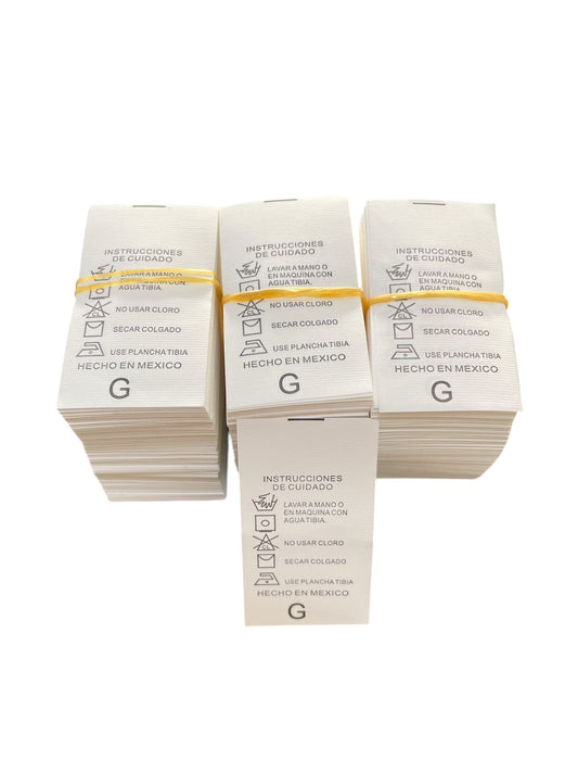 TALLA DE NYLON INSTRUCTIVO GRANDE IMP01