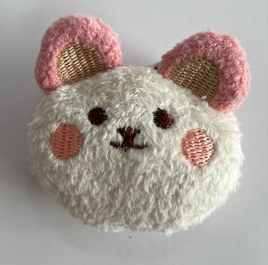 PELUCHE RATON OREJAS ROSAS