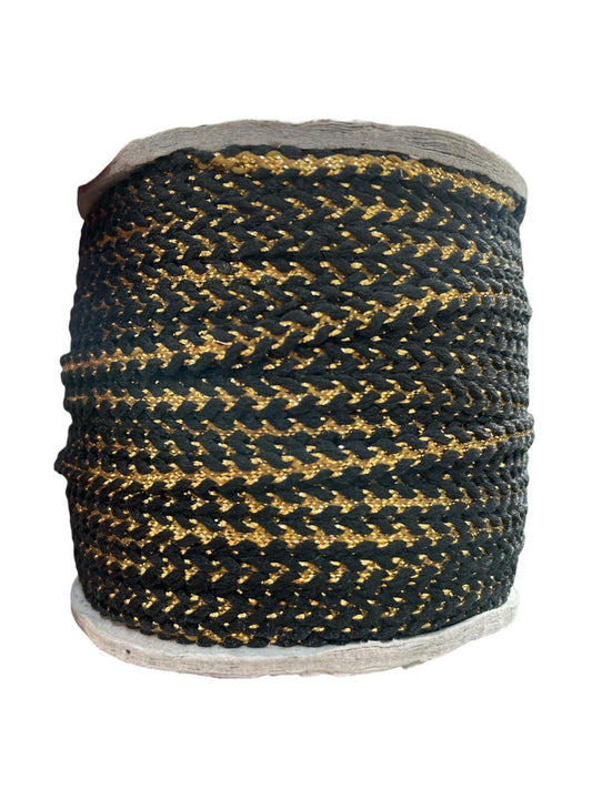 ESPIGUILLA NEGRO CON ORO