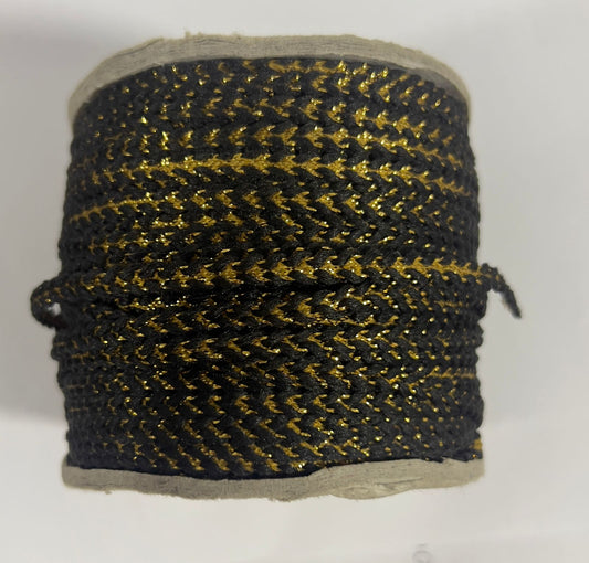 ESPIGUILLA ORO / NEGRO 5MM
