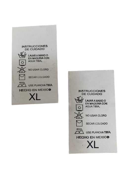 TALLA DE NYLON INSTRUCTIVO EXTRA GRANDE