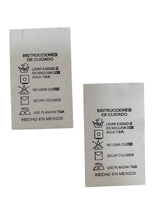 TALLA DE NYLON INSTRUCTIVO DE LAVADO