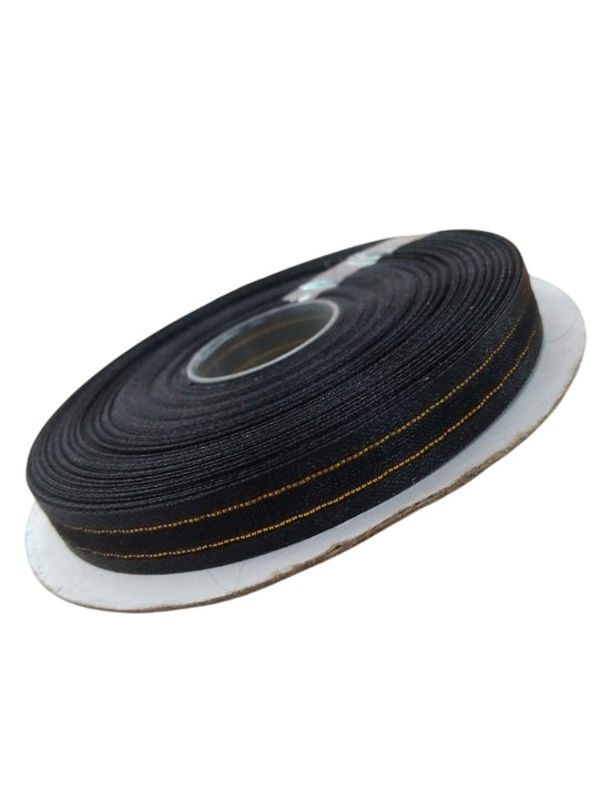 LISTON DE ORGANZA 3/8 NEGRO