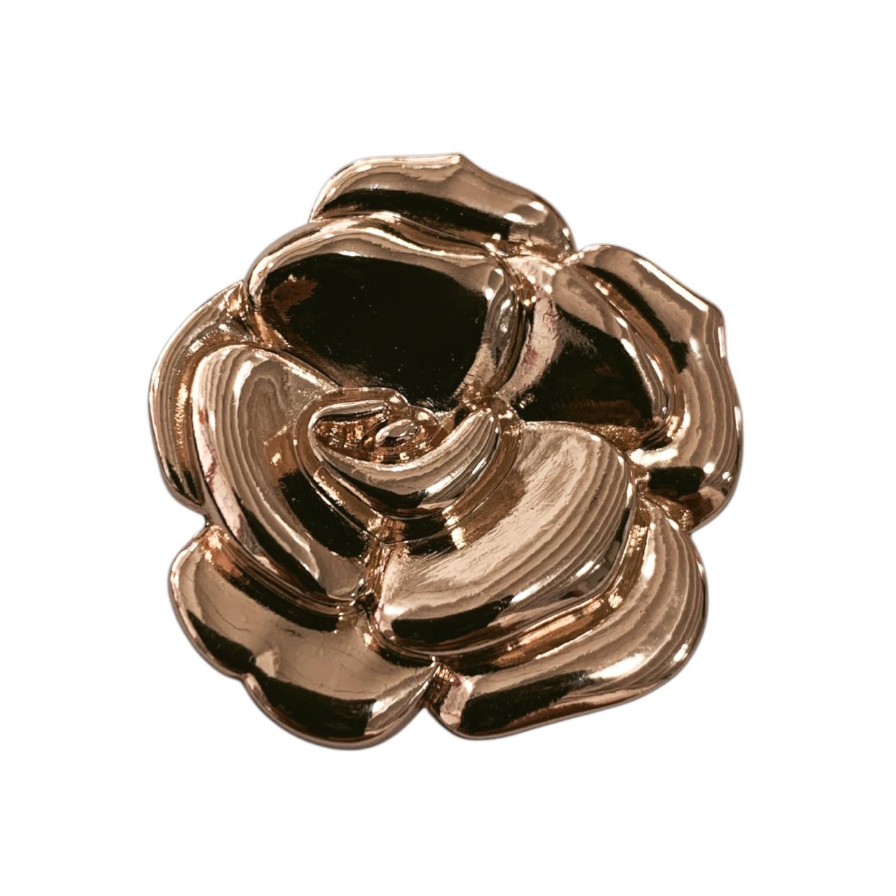 BOTON ROSA GRANDE ZAMAK MOD-152