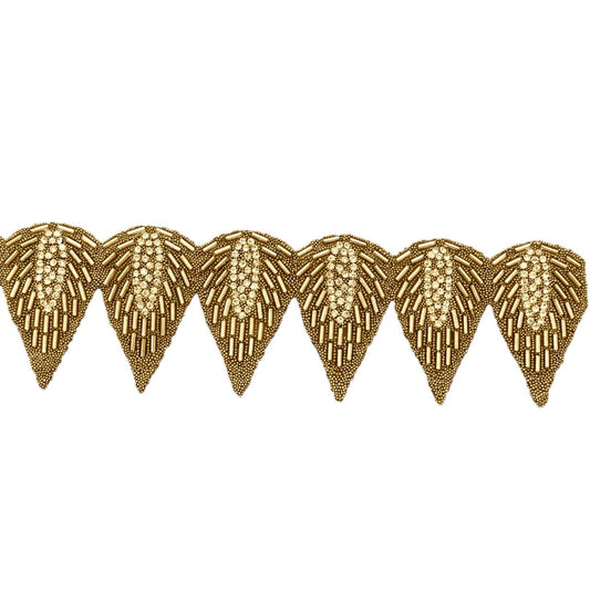 CINTA DE PEDRERIA - GOTAS - ORO