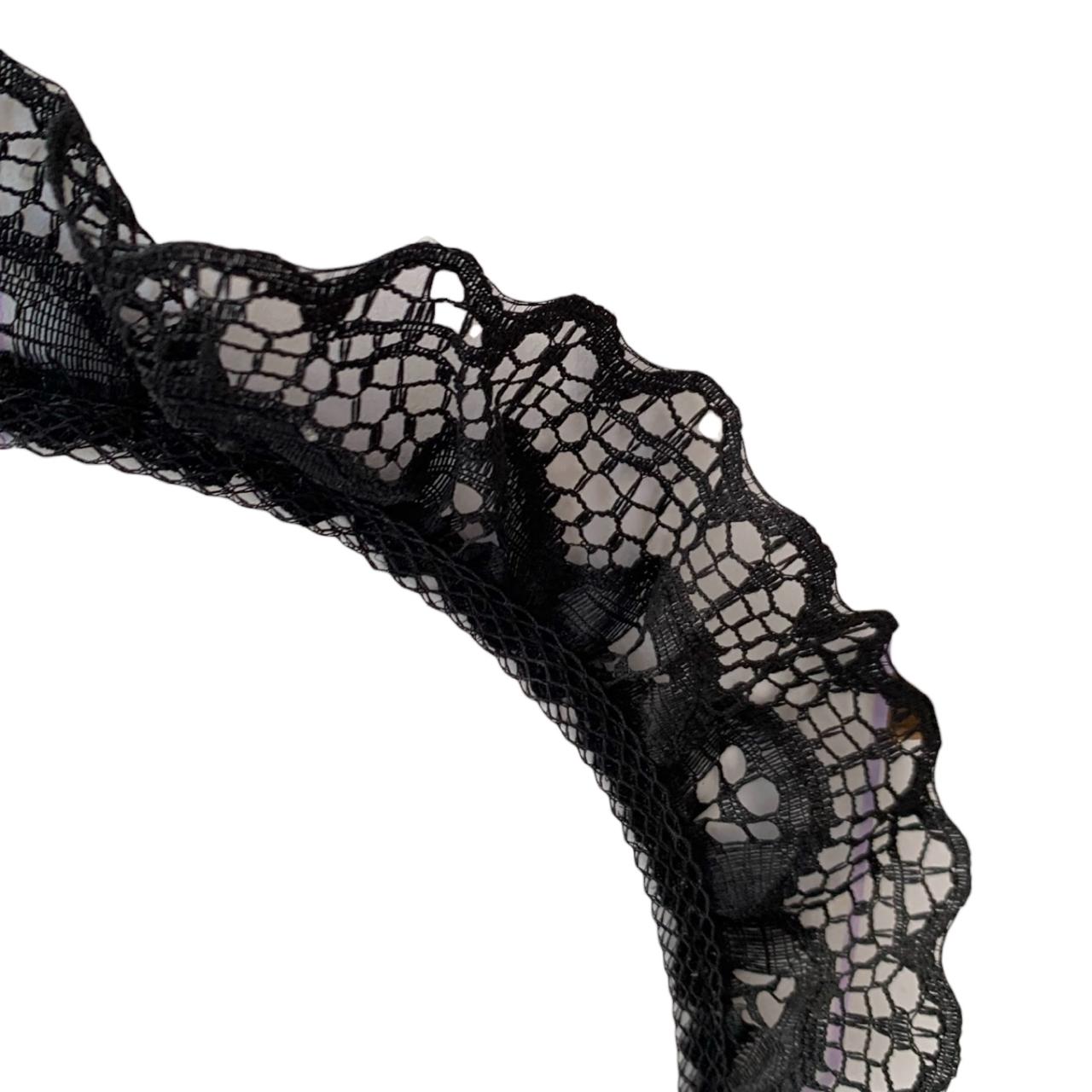 ENCAJE 4CM NEGRO