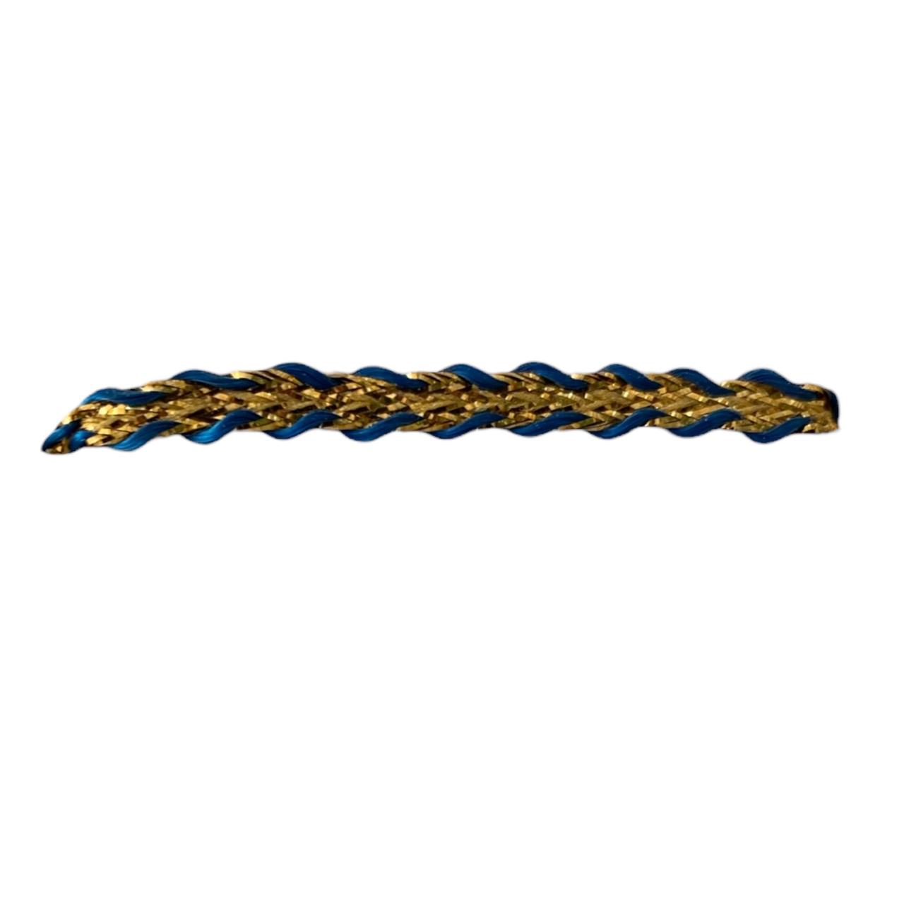 ESPIGUILLA DORADA / AZUL 5MM
