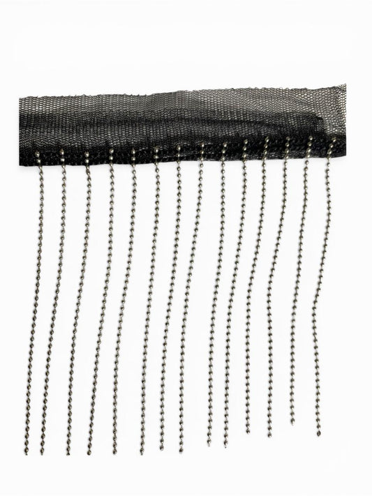 FLECO DE BOLITAS CON MESH NEGRO