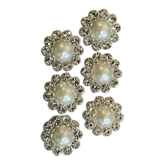 FLOR REMACHE BASE BCO-PIEDRA BLANCA #12