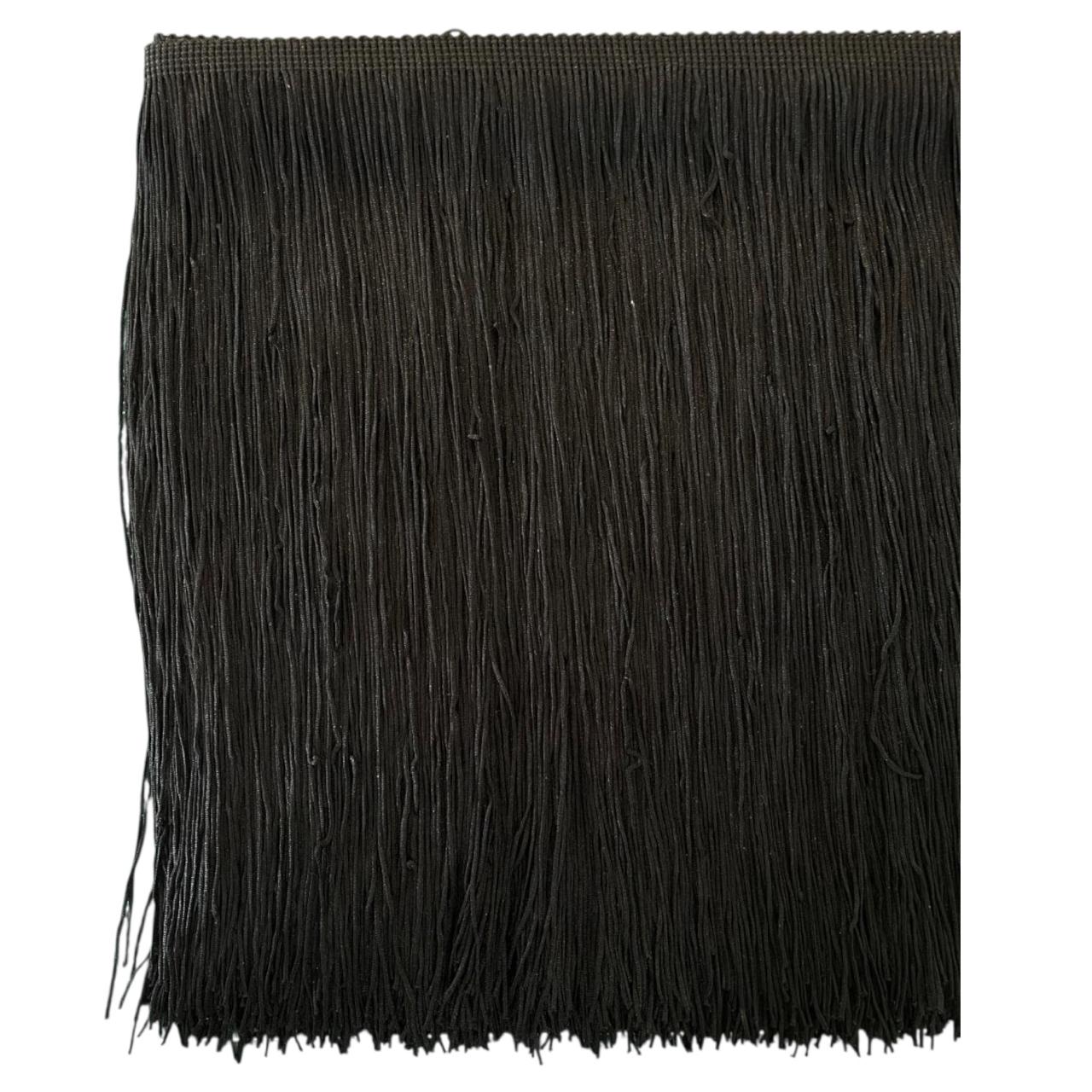 FLECO DE SEDA NEGRO 30 CM