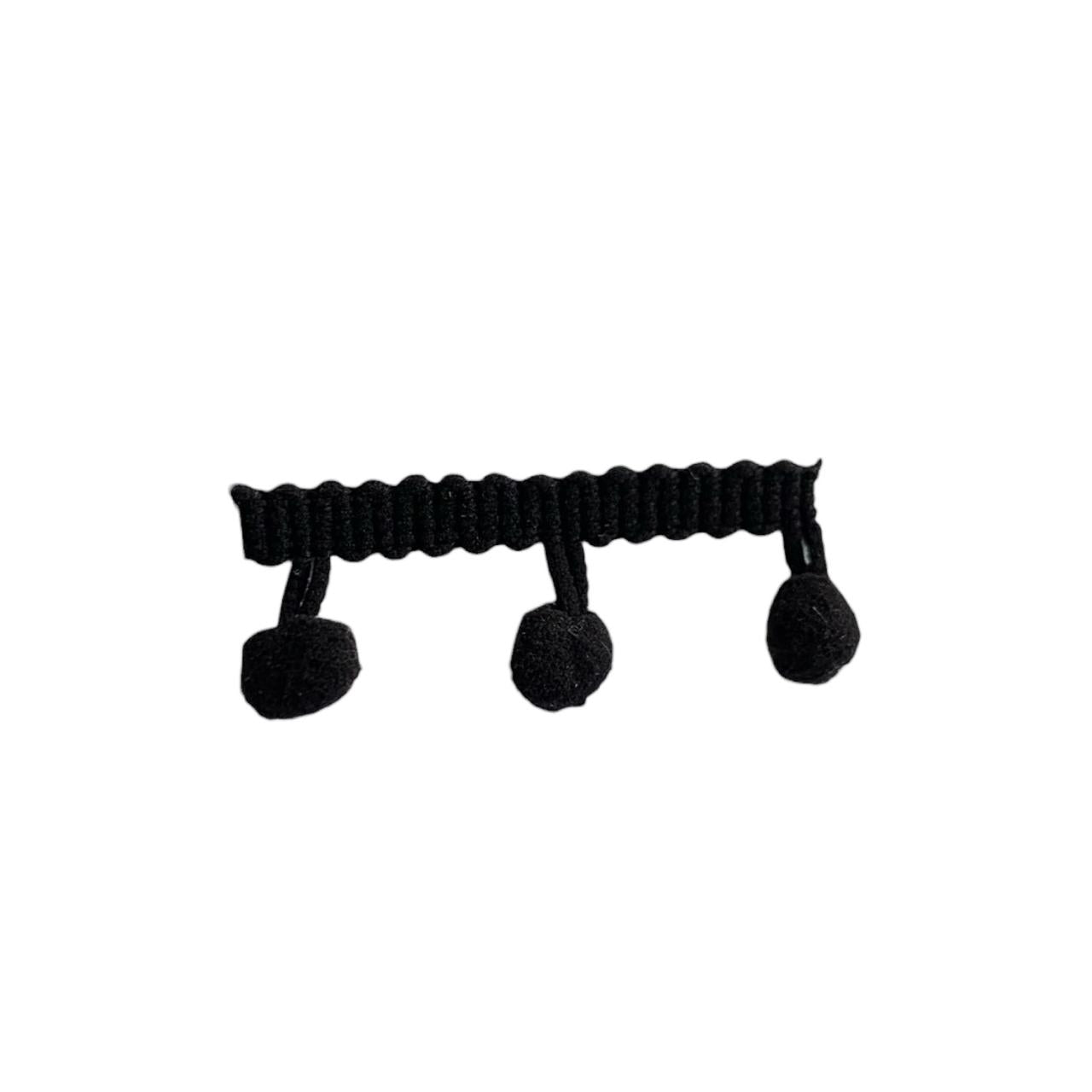 MILLARE POMPON 1 CM NEGRO