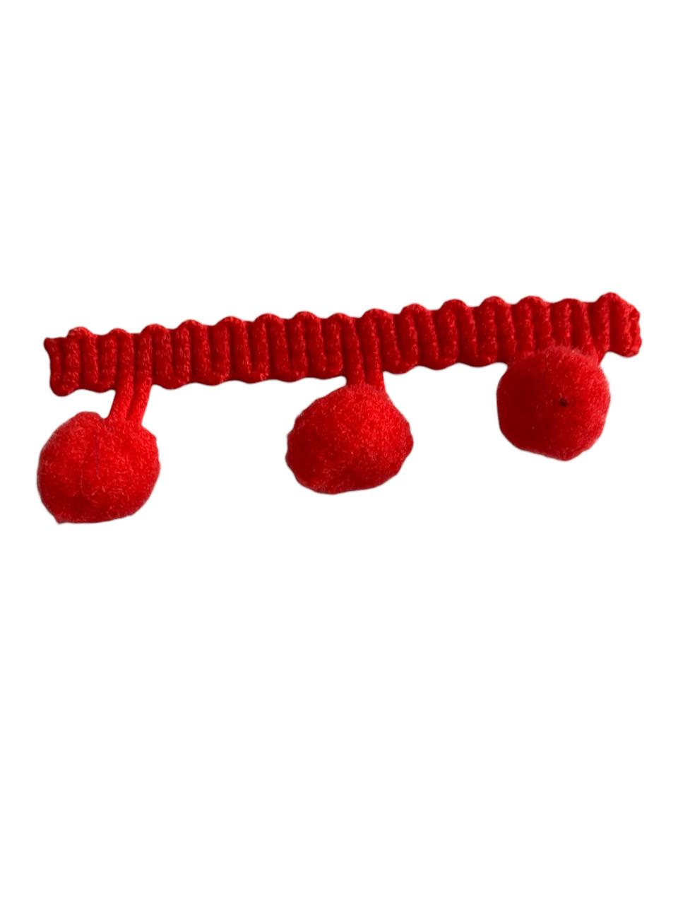 MILLARE POMPON 1 CM ROJO