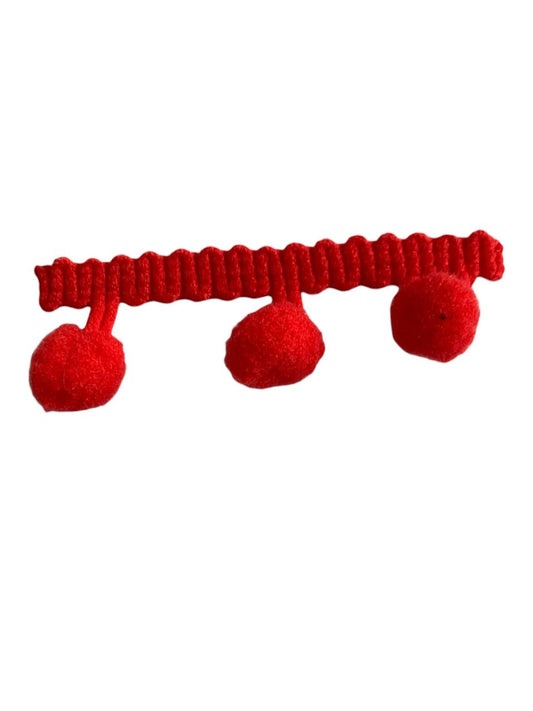 MILLARE POMPON 1 CM ROJO