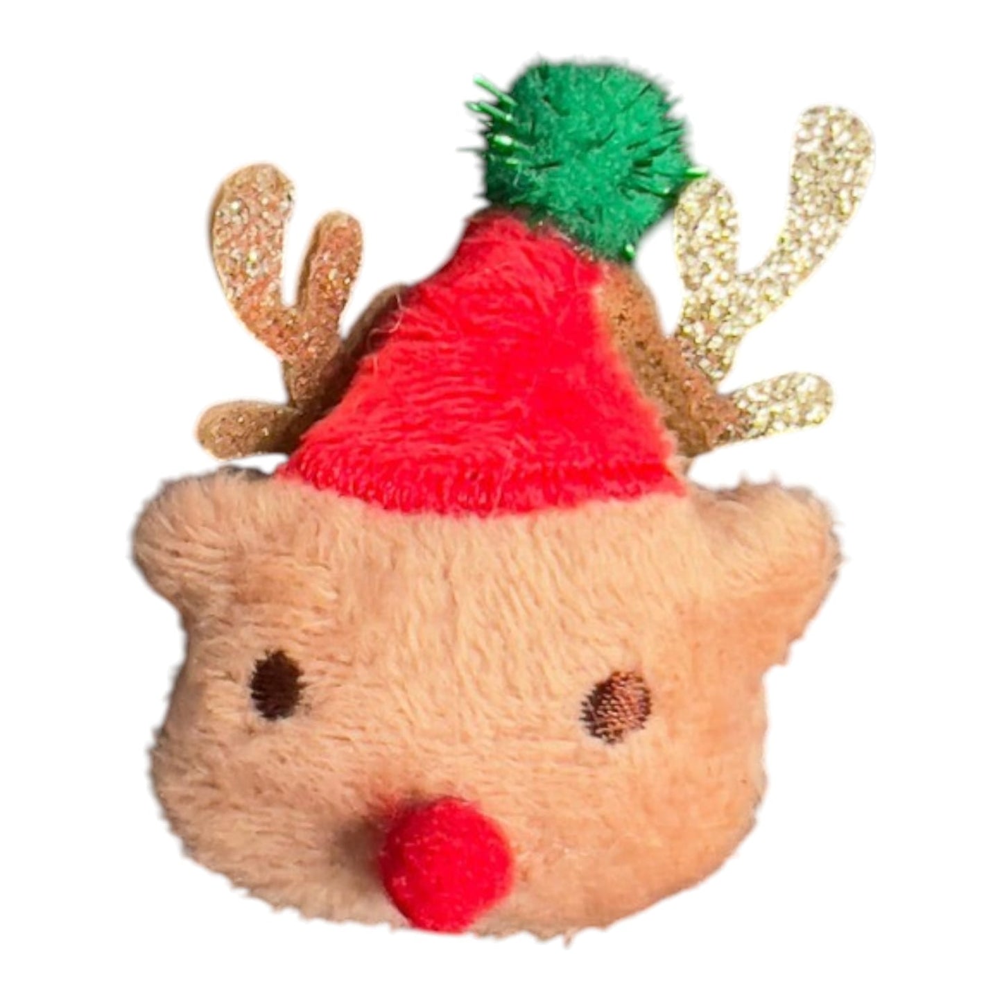 PELUCHE RENO GORRO ROJO