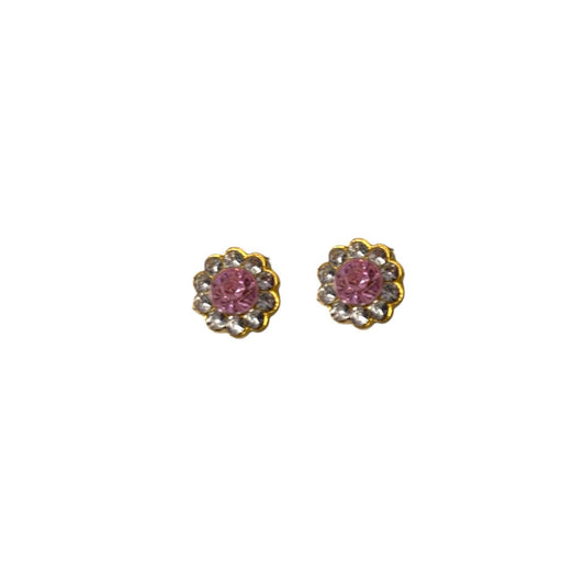 REMACHE BASE ORO FLOR ROSA #8 ICSF