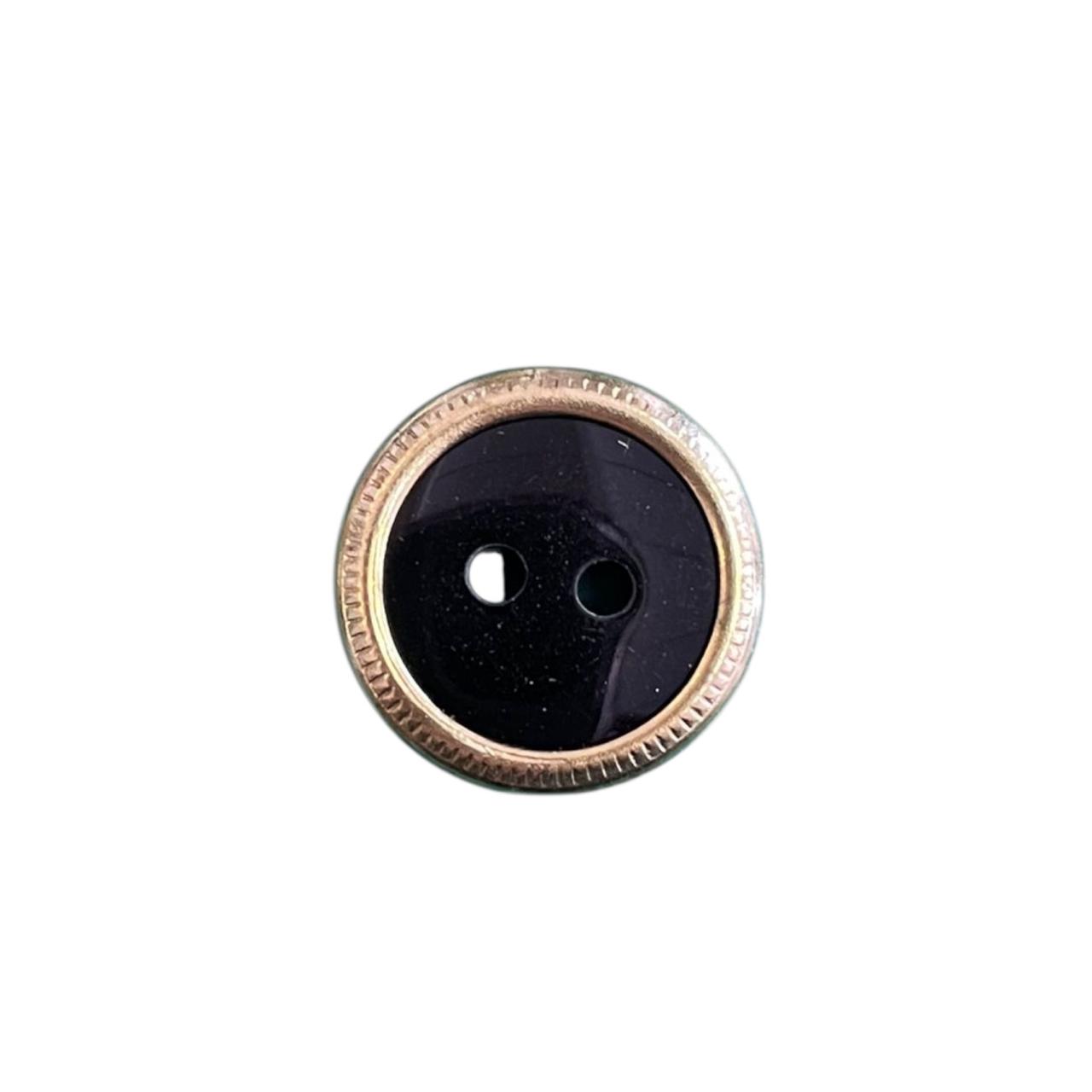 BOTON GRECAS #24 NEGRO ARO DORADO