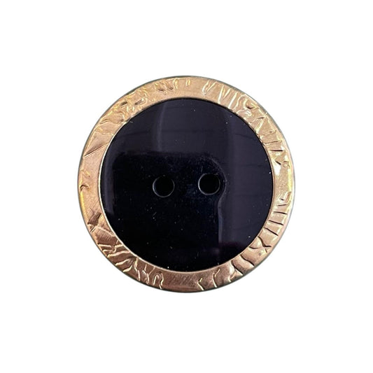BOTON GRECAS #44 NEGRO ARO DORADO