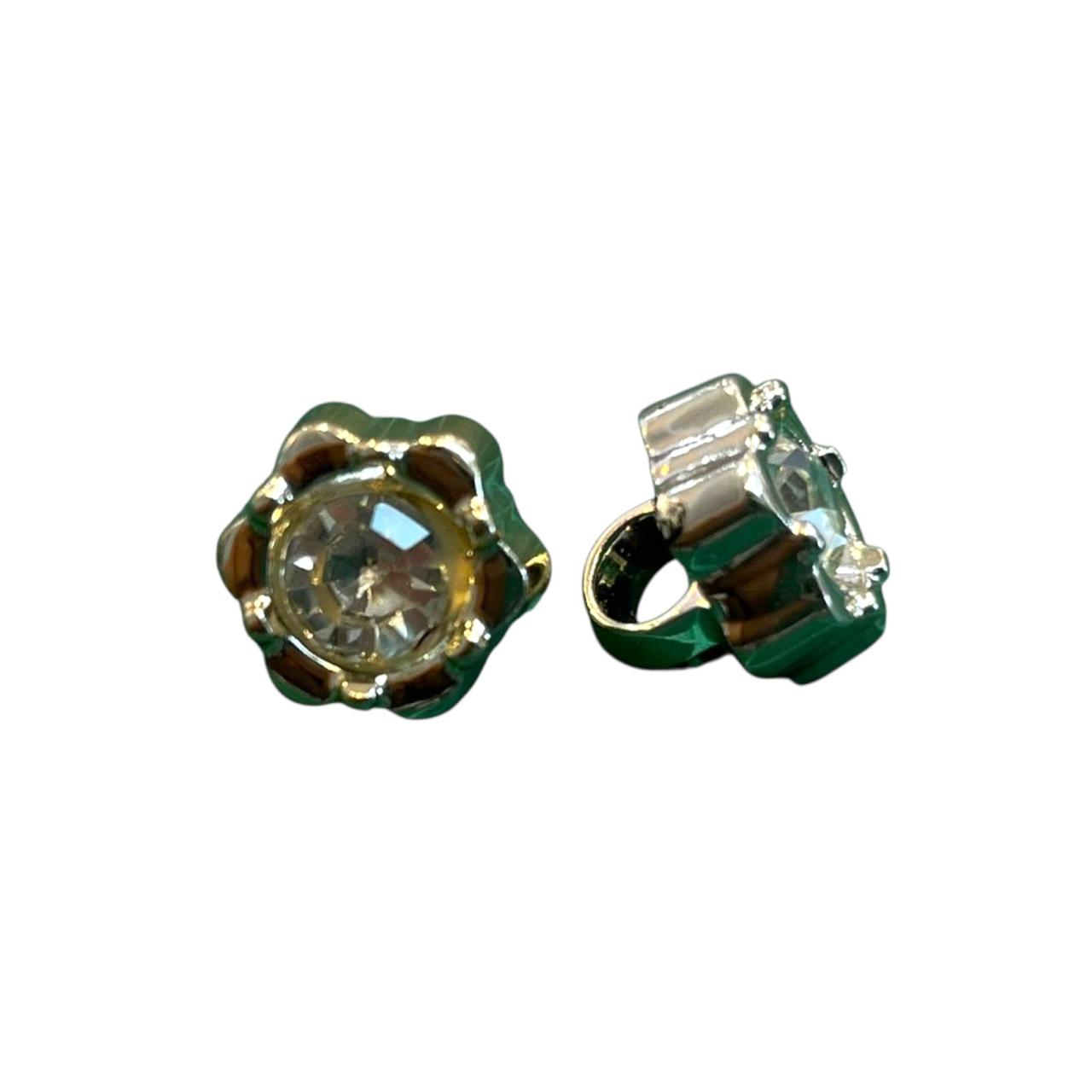 BOTON PIEDRA FLOR Y PATA #18