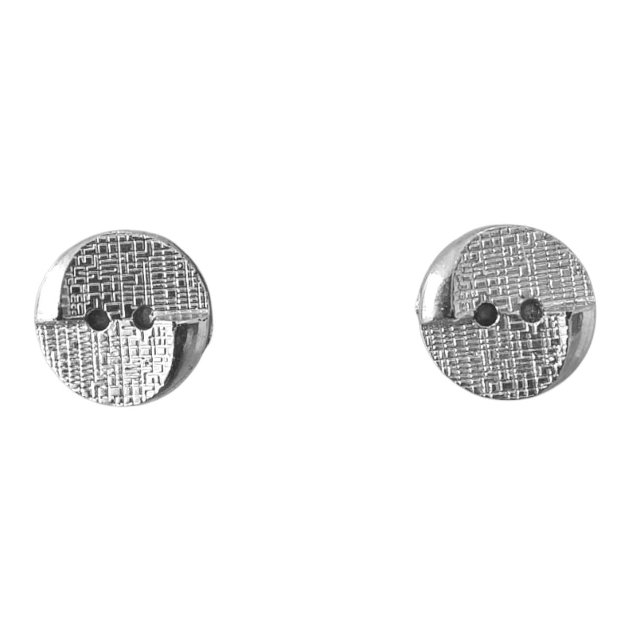 BOTON PLANO PLATA #24 1510
