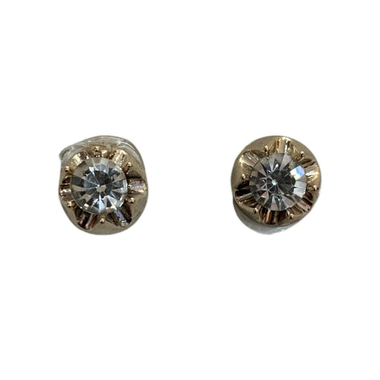 BOTON CON PIEDRA DORADO