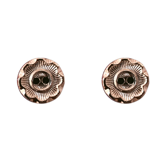 BOTON DE FIGURAS #20 ORO ROSA FLOR