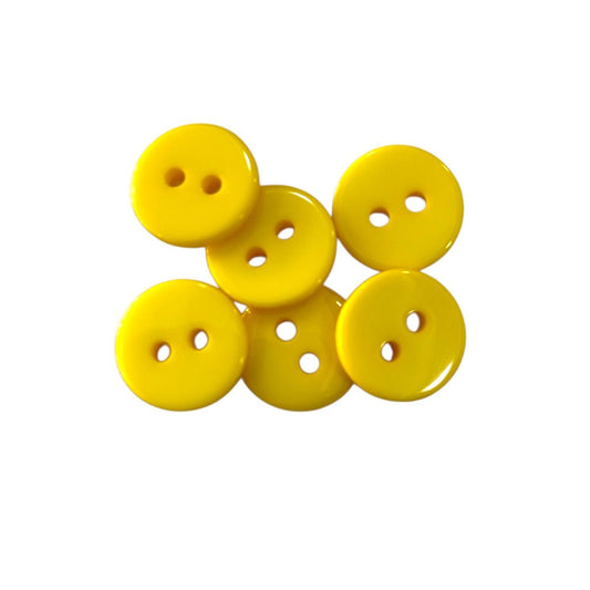 BOTON DE PASTA #20 AMARILLO CANARIO GRUESA