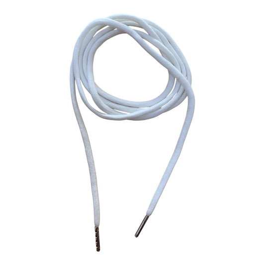 Agujeta redonda color blanco punta metal
