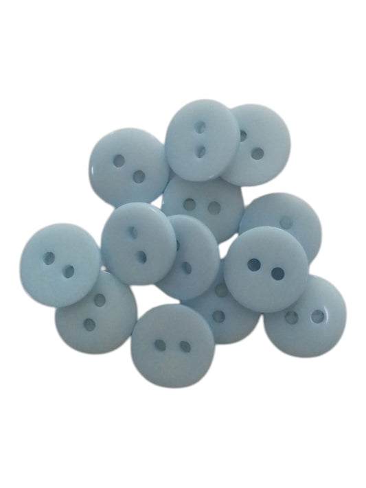 BOTON PASTA #18 AZUL CIELO GRUESA