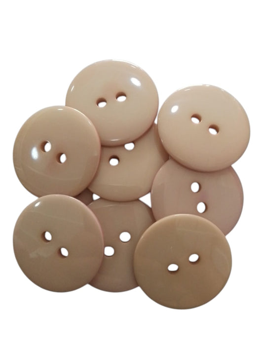 BOTON DE PASTA #44 BEIGE GRUESA