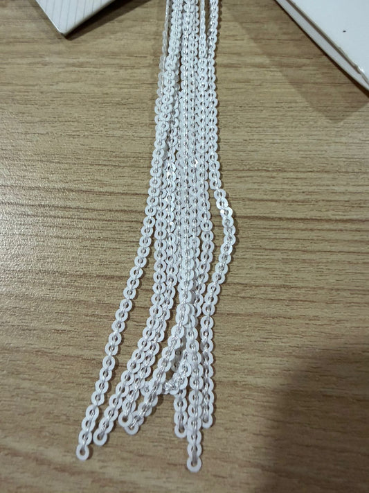 FLECO DE LENTEJUELA BLANCO
