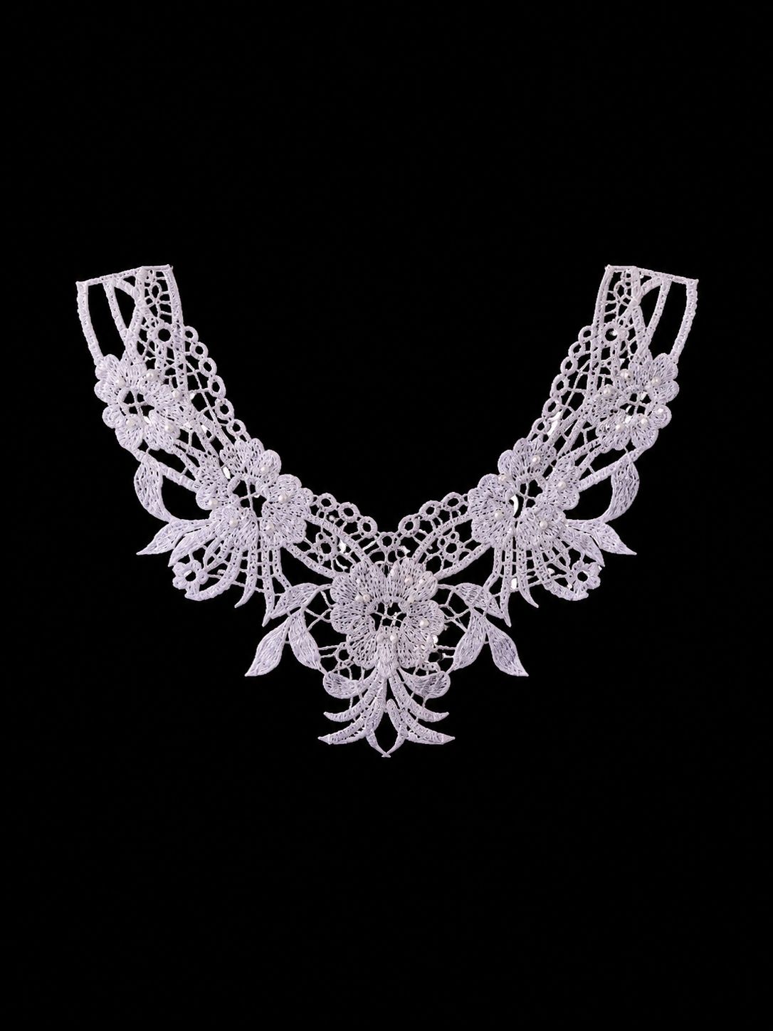 CUELLO SEDA DE LECHE C/PERLA 26277