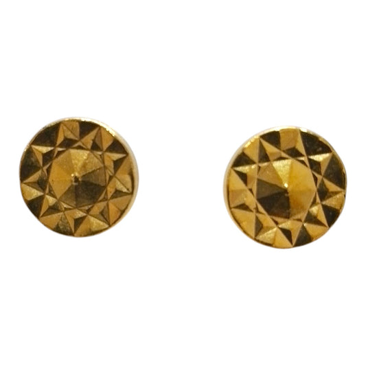 BOTON CON PATA PLANO FIGURA ESTRELLA DORADO #20