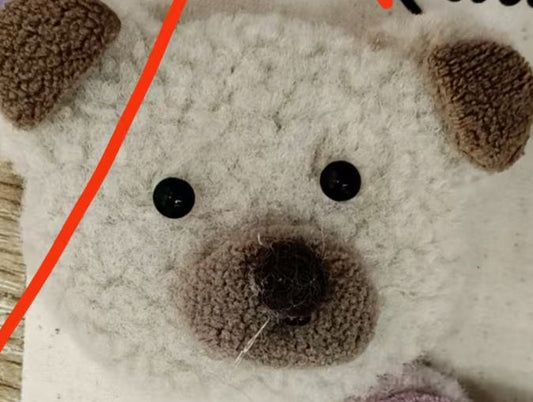 PELUCHE OSO BORREGO HUESO