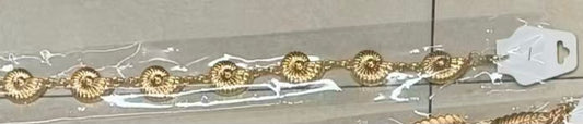 CINTO CON HEBILLA CARACOL ORO